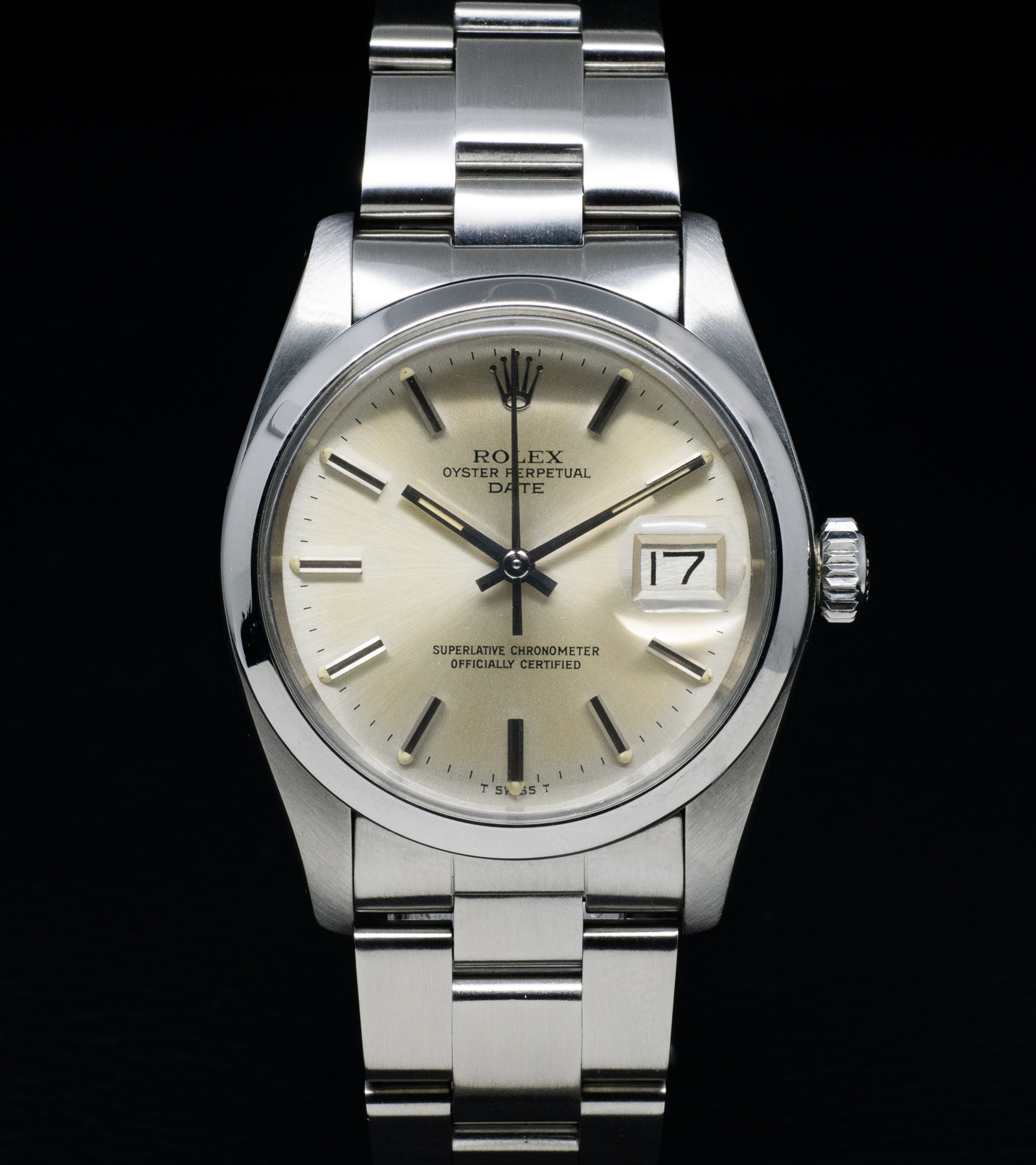 Rolex Oyster Perpetual Date Acero 34mm Ref. 1500