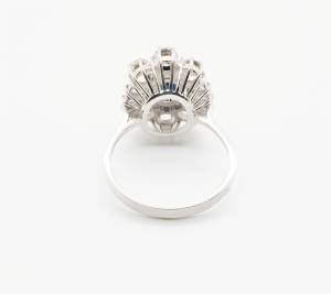 Conjunto Oro Zafiros y Diamantes