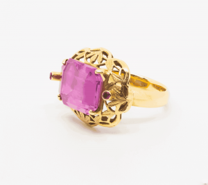 Anillo Oro Rosa de Francia
