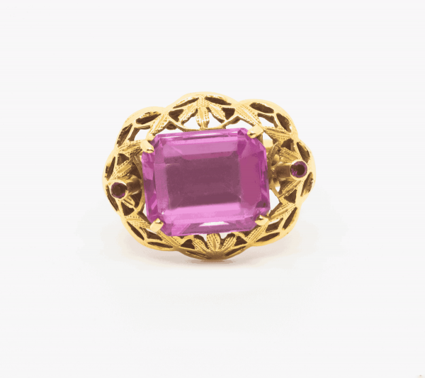 Anillo Oro Rosa de Francia