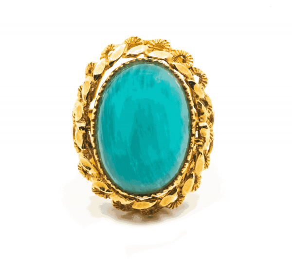 Anillo Piedra Doble