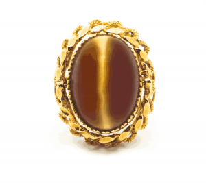 Anillo Piedra Doble