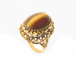 Anillo Piedra Doble