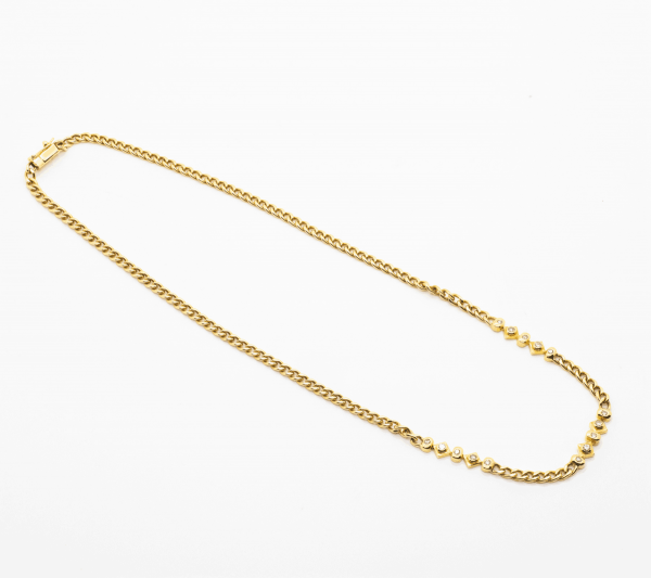 Gargantilla Oro Diamantes