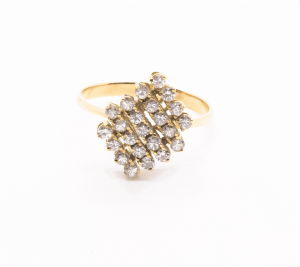 Anillo Diamantes en garra