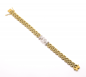 Conjunto Panthère oro 18k con diamantes