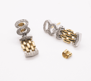 Conjunto Panthère oro 18k con diamantes