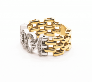 Conjunto Panthère oro 18k con diamantes