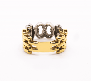 Conjunto Panthère oro 18k con diamantes